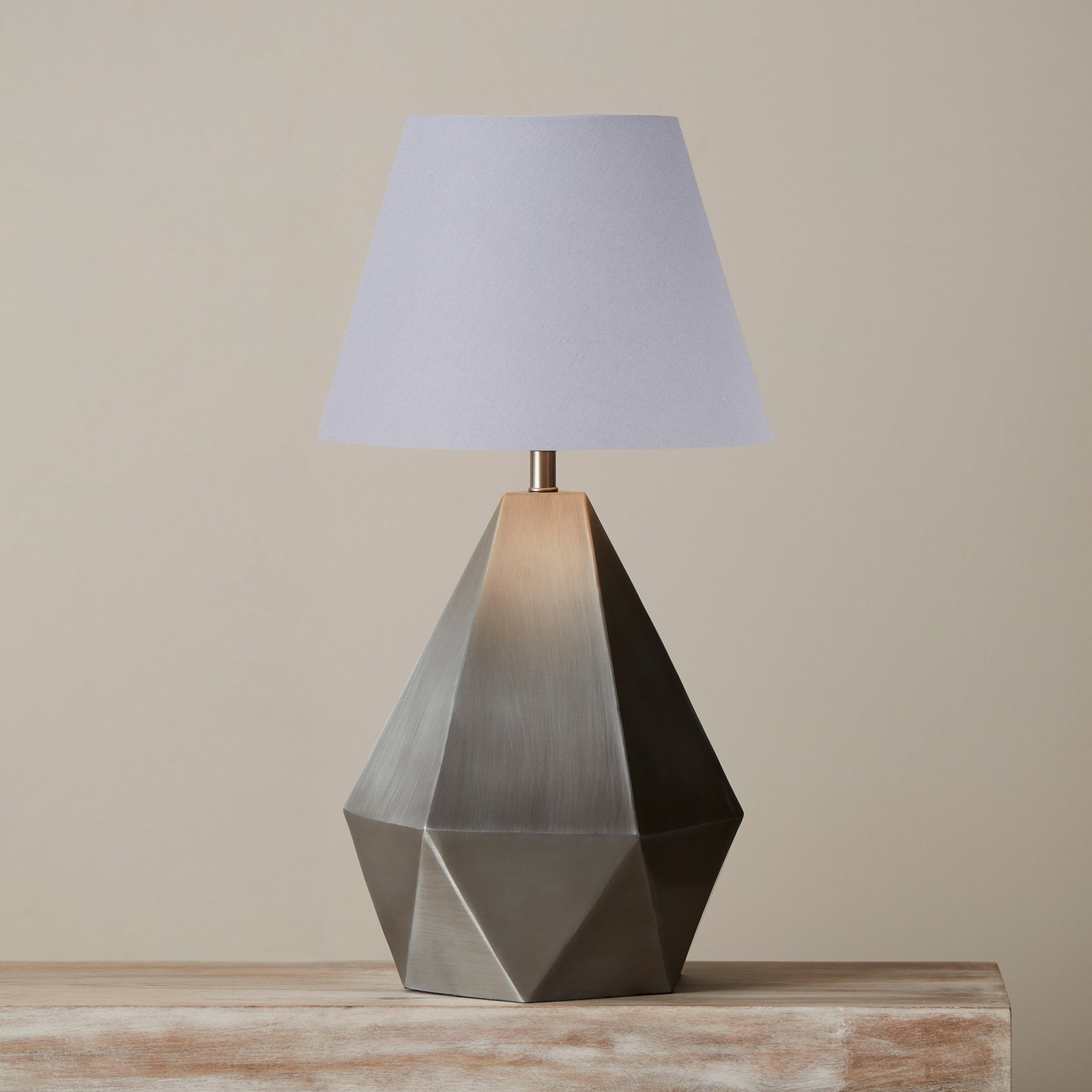 PR Home Trinity table lamp Ø 25 cm silver/grey