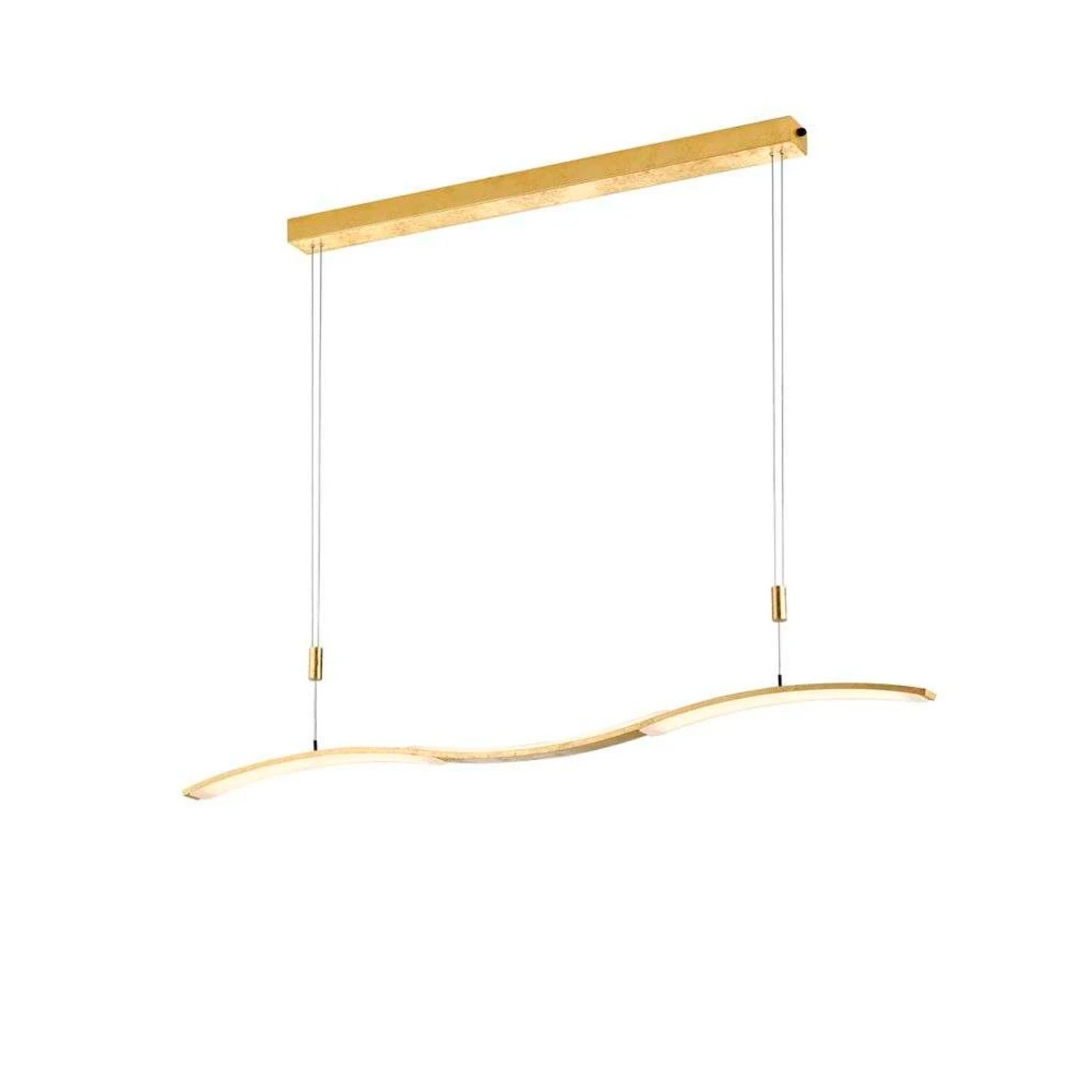 Luce Wave II Elevate Taklampa Gold - Bankamp