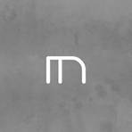 Artemide Alphabet of Light -valo pieni m-kirjain