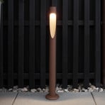 Louis Poulsen Flindt path light, 930, corten, 70 cm base, 24 V