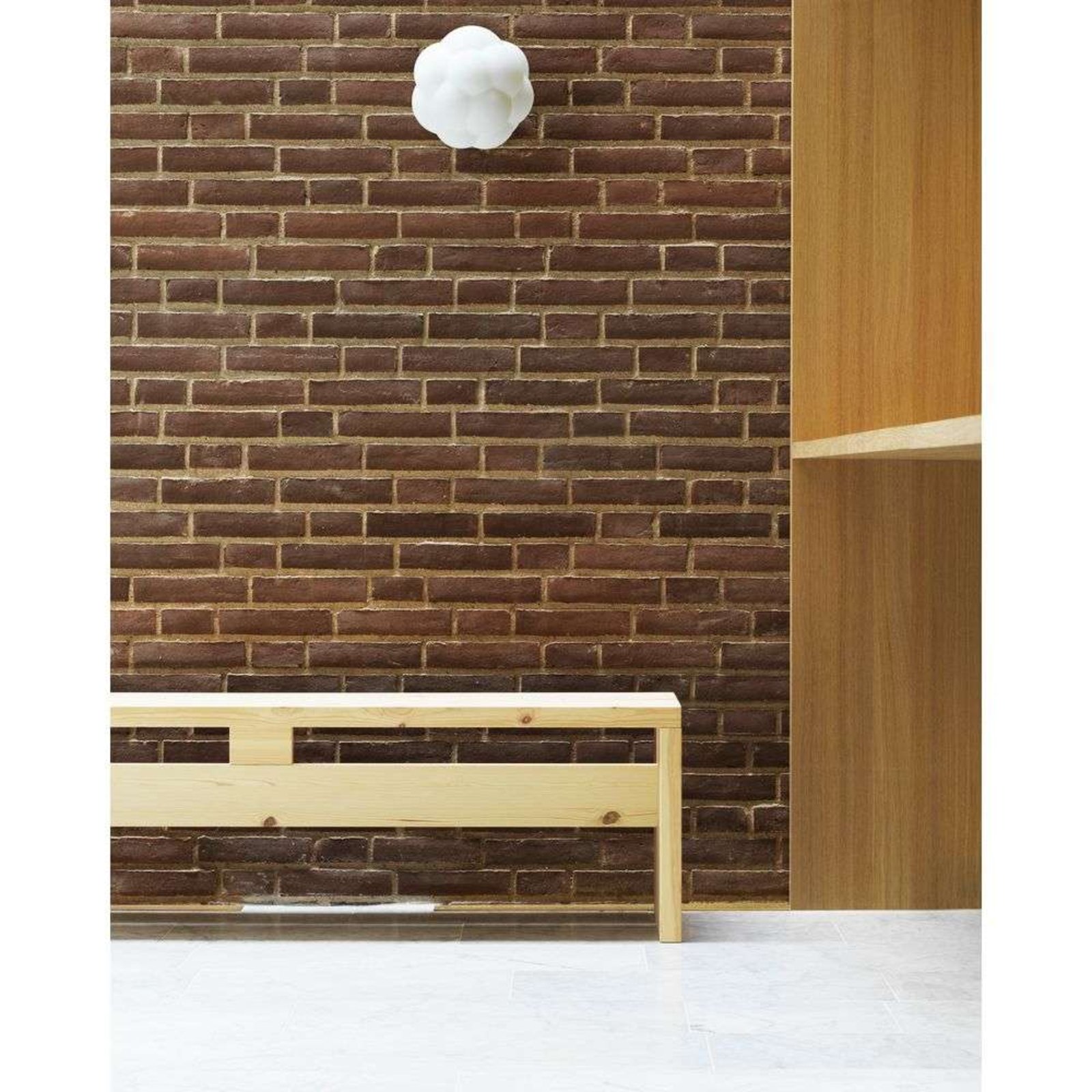 Bubba Loft-/Zidna lampa Ø25 Bijela - Normann Copenhagen