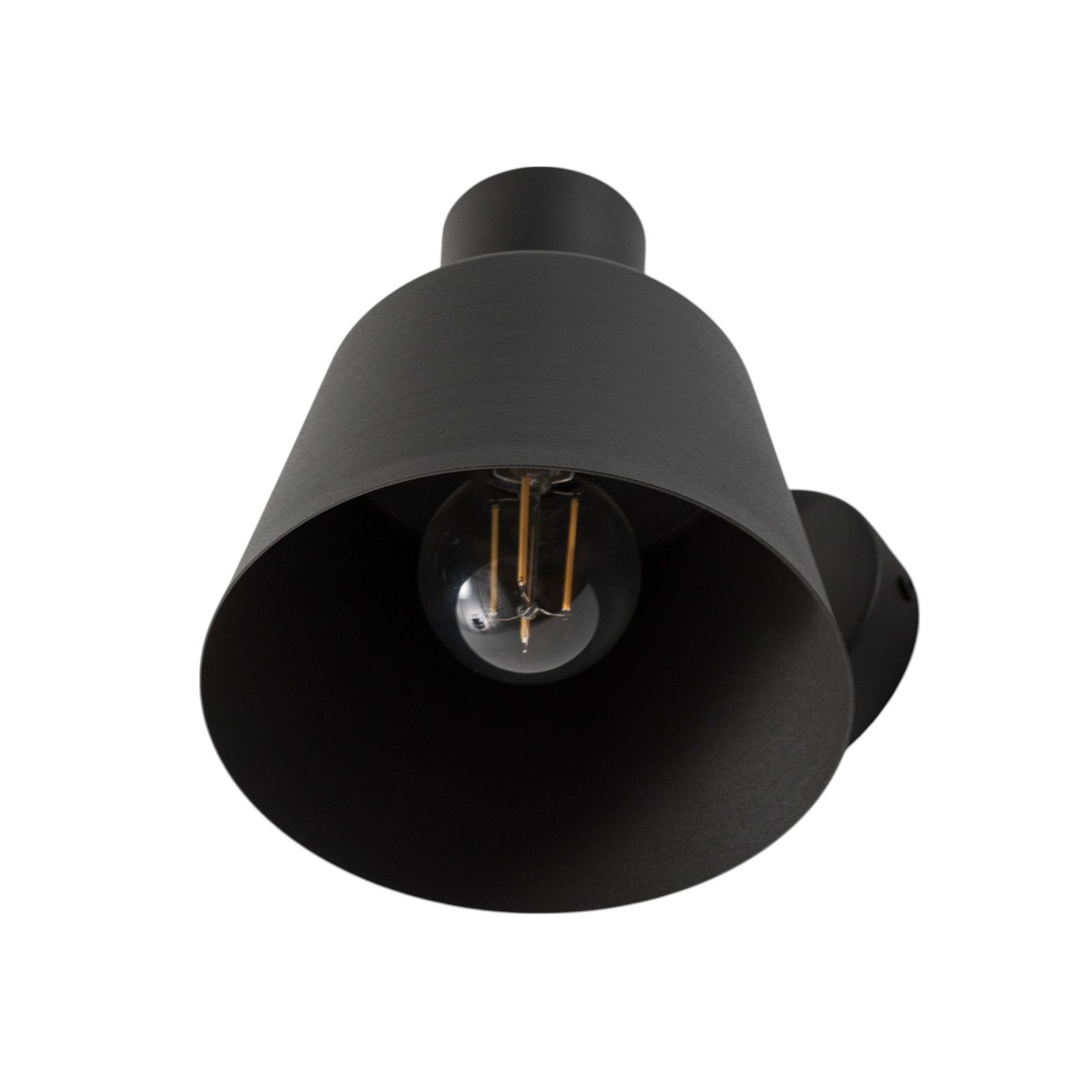 Wandleuchte Dunka, olivgrün, 1-flammig, Stahl, Höhe 17 cm