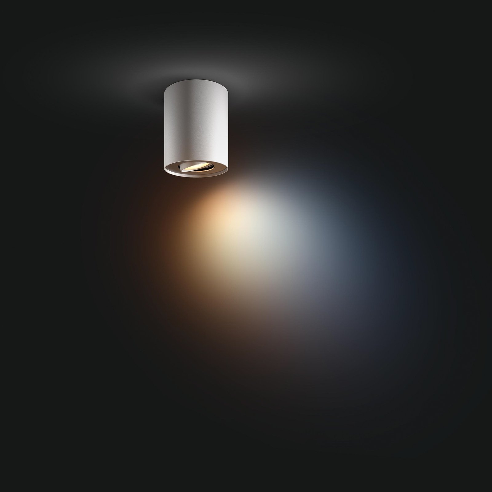 Philips Hue Pillar LED downlight, dimmerbryter, hvit