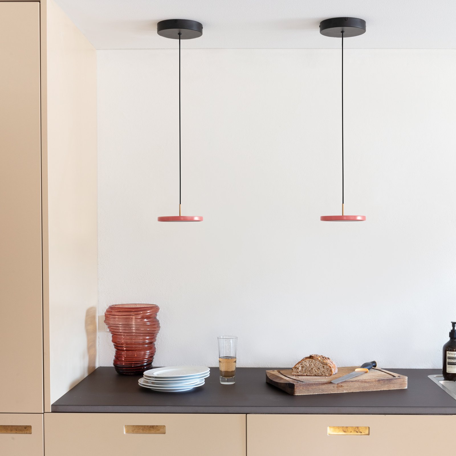 Asteria Pendelleuchte Micro V2 Rose - UMAGE