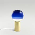 MARSET Dipping Light S table lamp blue/brass