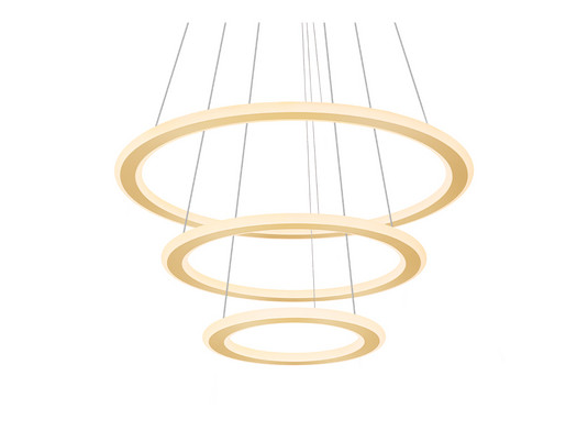 One Flat Lustră Pendul Triple 2700/3000K Brass - SLV