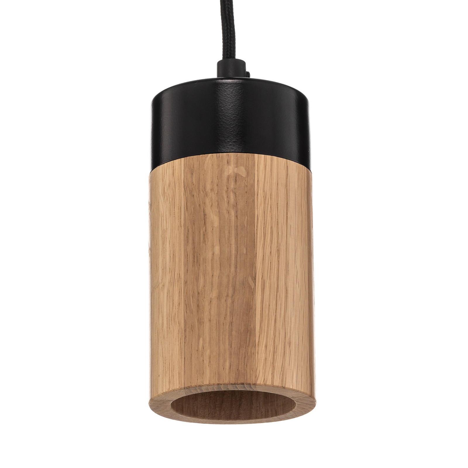 Envostar Plain Suspensie cu o singură lumină - Camera de zi / sufragerie - negru lemn deschis - Metal