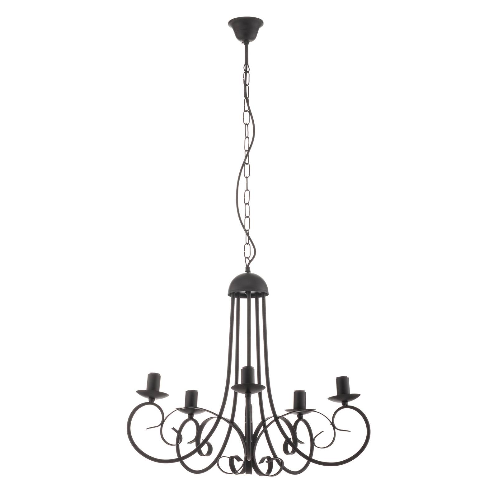 Onli Lighting - Onli pompei Mehrarm-Pendelleuchte schwarz