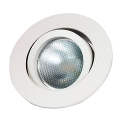 Aro empotrable LED Decoclic GU10.3, redondo, blanco