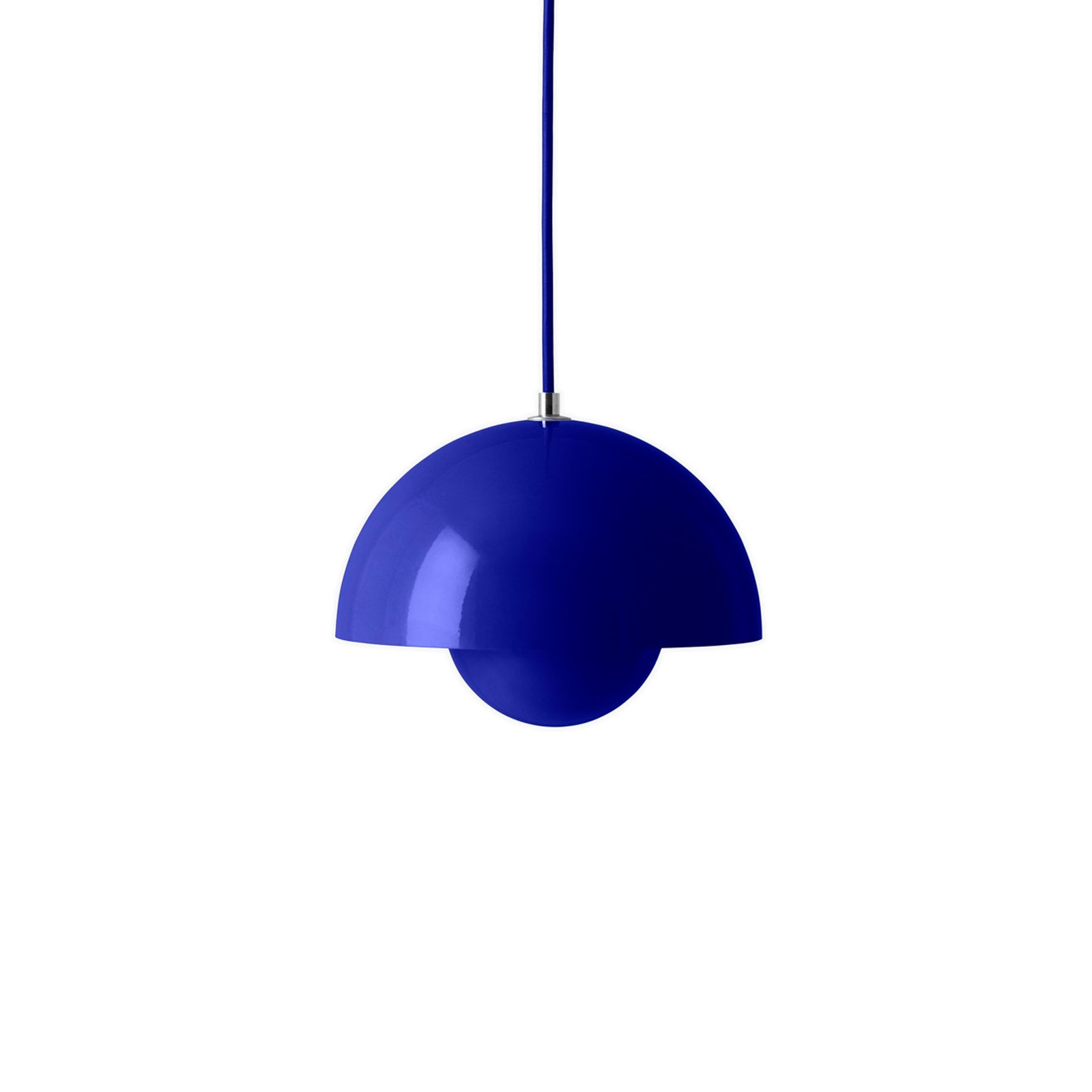 &Tradičné závesné svetlo Kvetináč VP1, Ø 23 cm, kobaltovo modrá