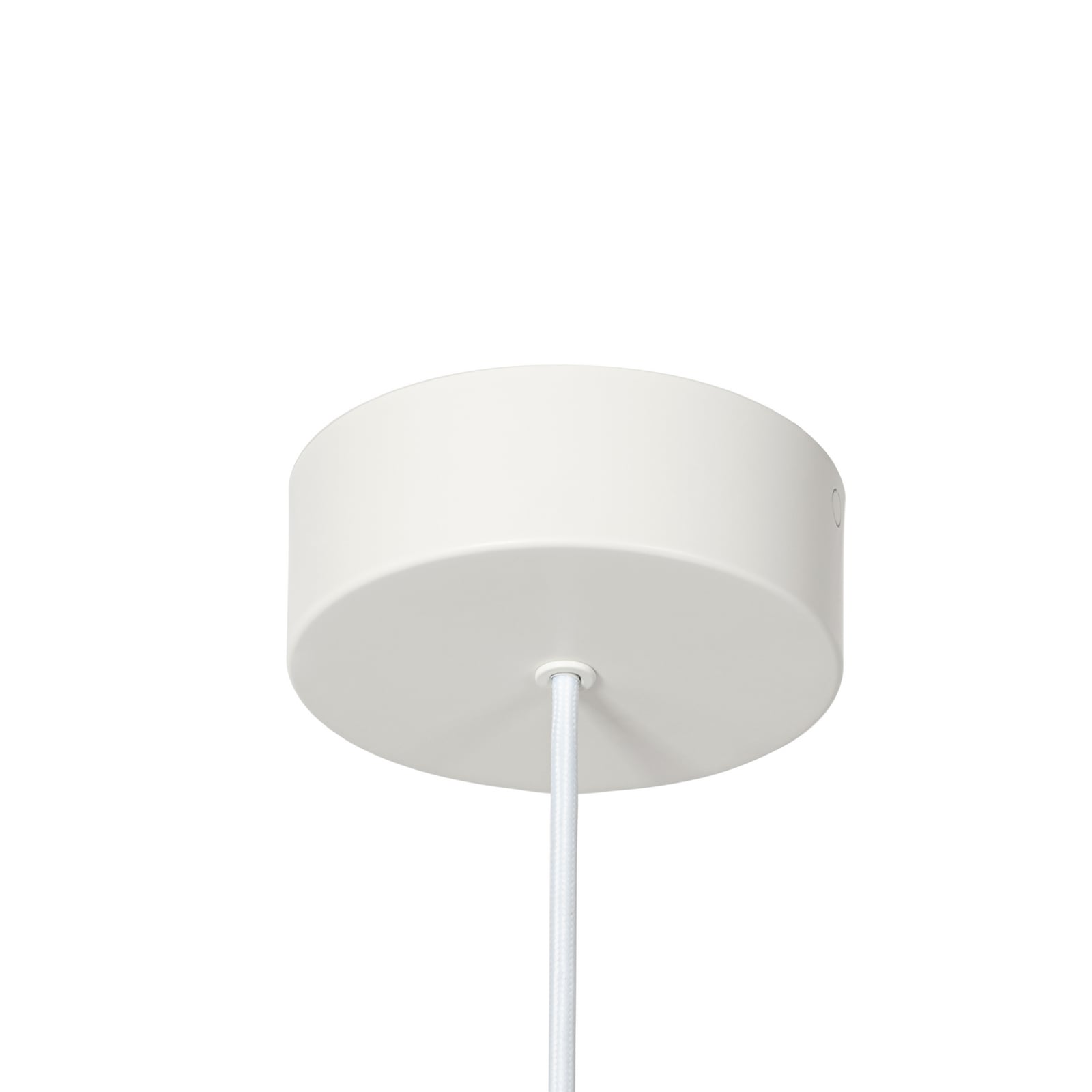 Peaks LED-hengelampe, hvit, Ø 35 cm, dimbar, aluminium - Nola