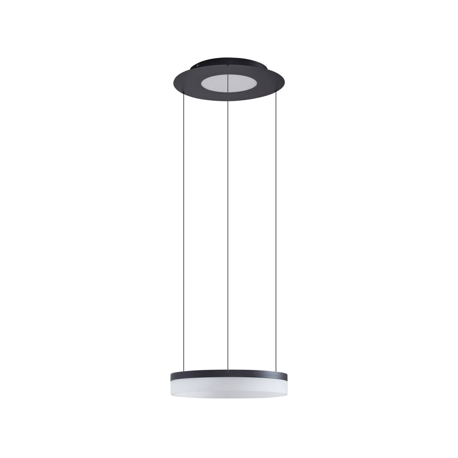 Lucande Smart LED-Hängeleuchte Squillo schwarz Tuya RGBW CCT