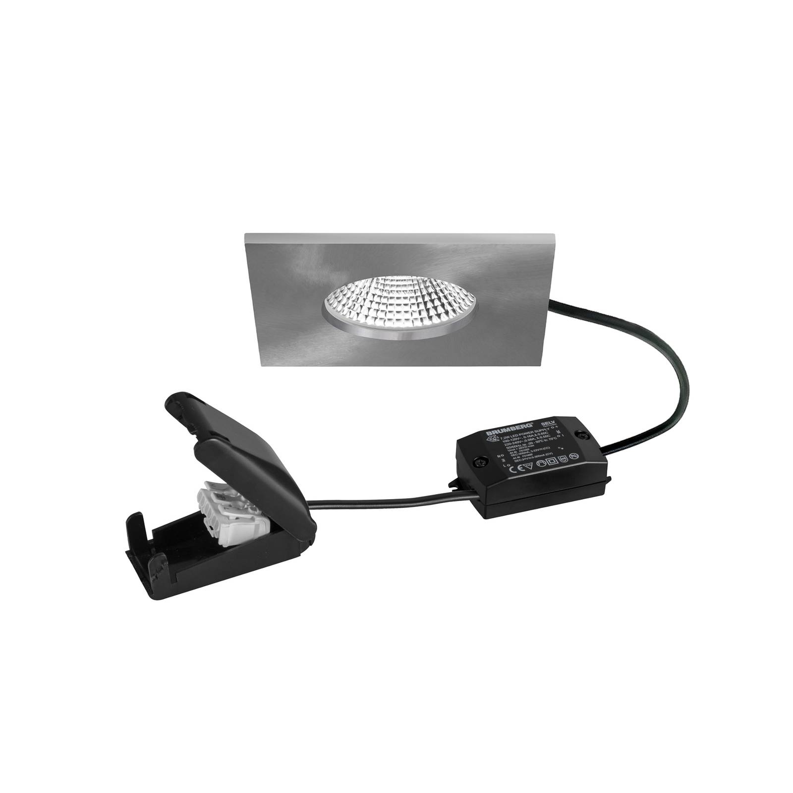 BRUMBERG LED-Spot BB21 IP65 on/off Anschlussbox nickel matt günstig online kaufen