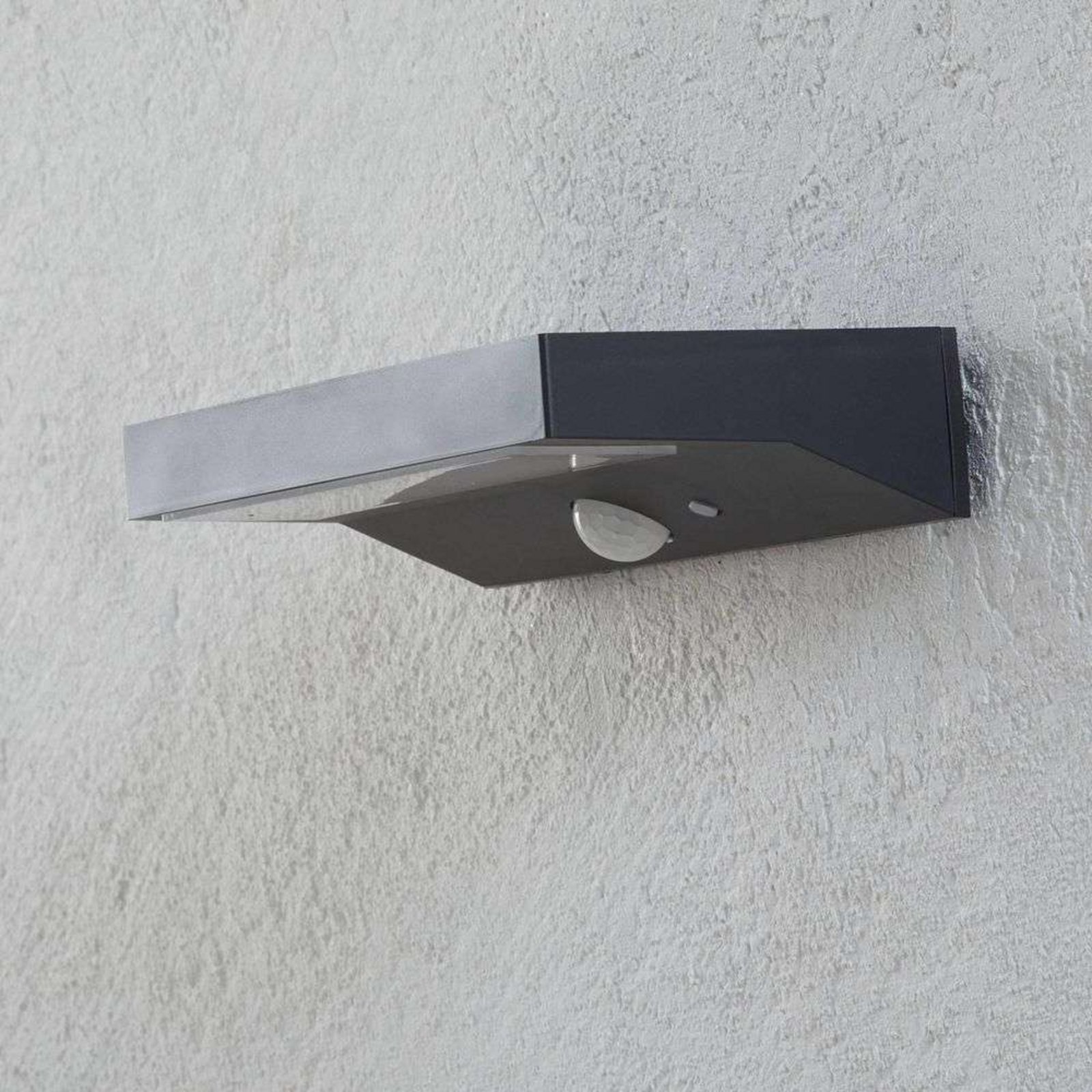 Maresia LED Celulă Solară Aplica de Exterior w/Sensor Dark Grey - Lindby