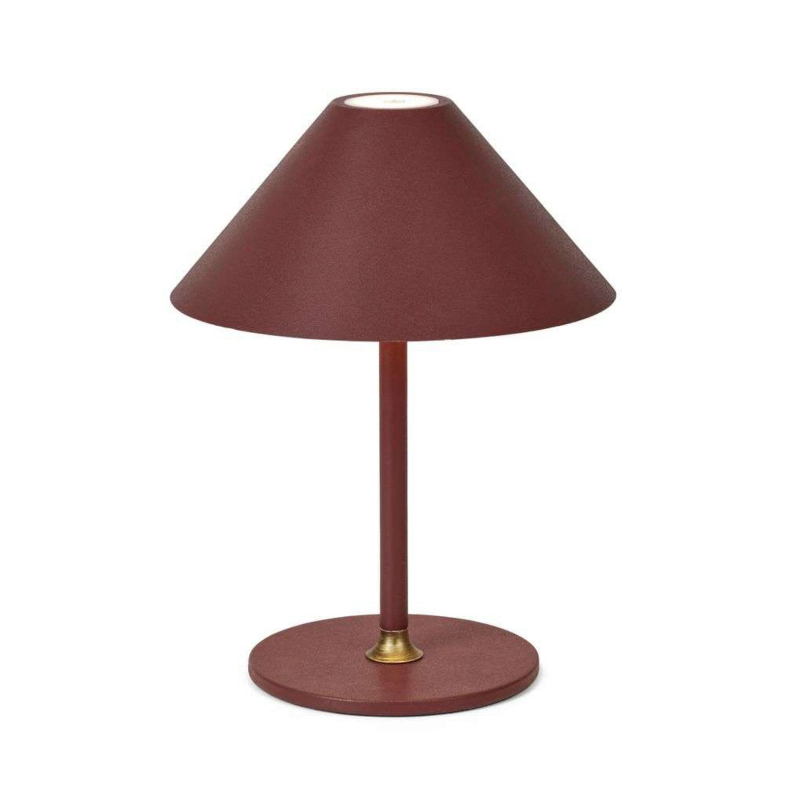 Hygge Portable Lampada da Tavolo Ø19 Maroon - Halo Design