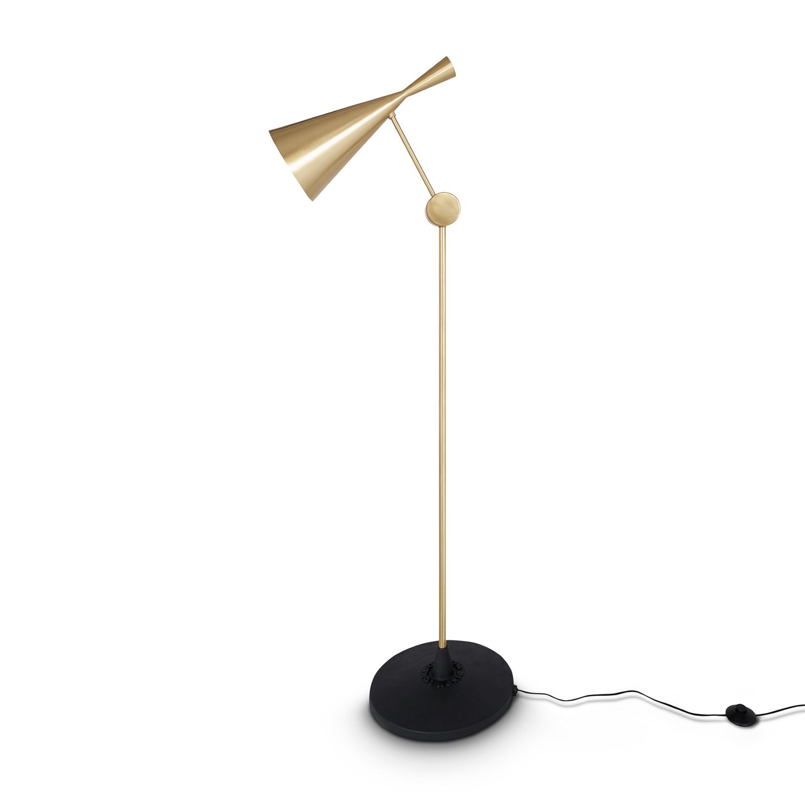 Tom Dixon LED floor lamp Beat, brass-coloured, height 157 cm