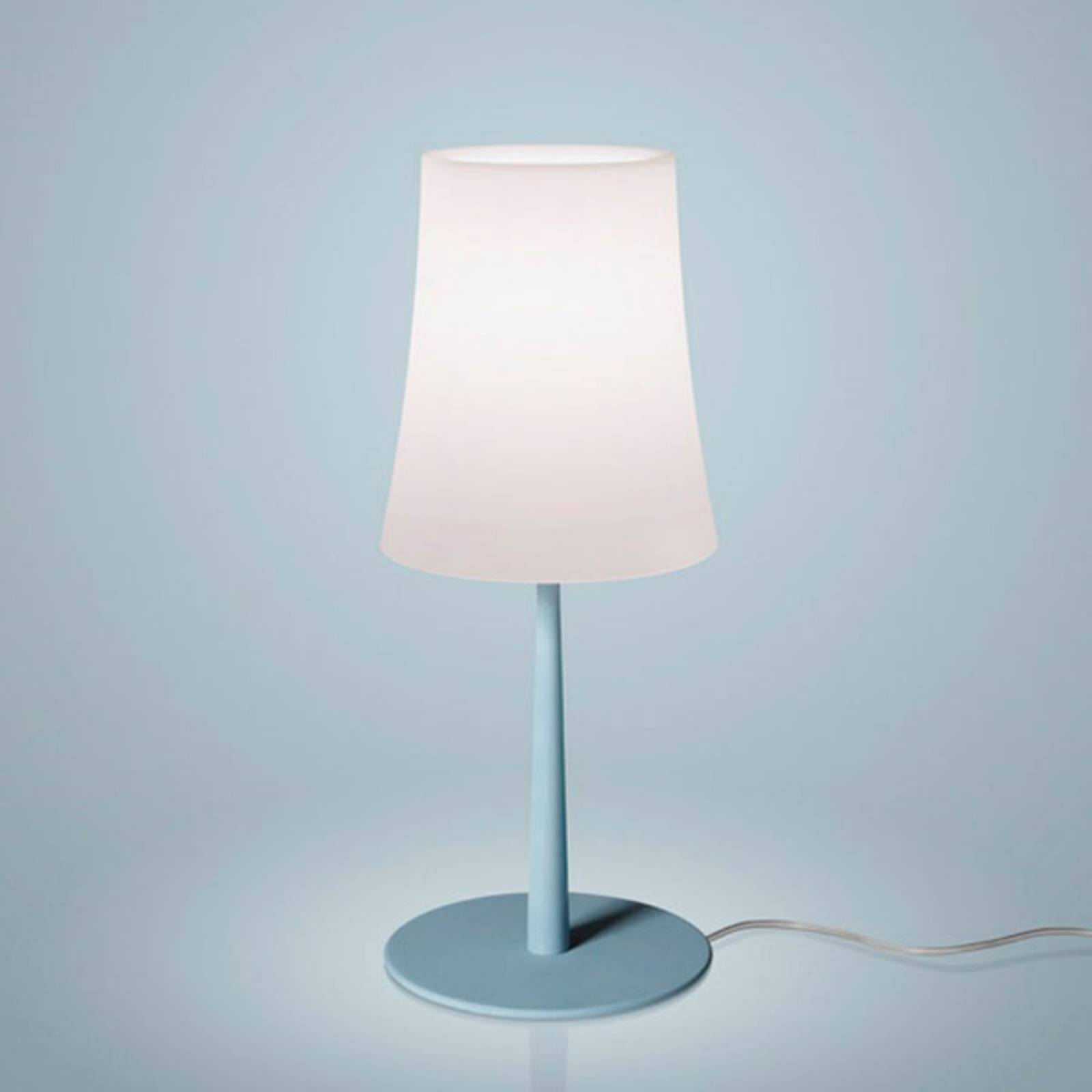 Foscarini Birdie Easy lampa stołowa niebieska