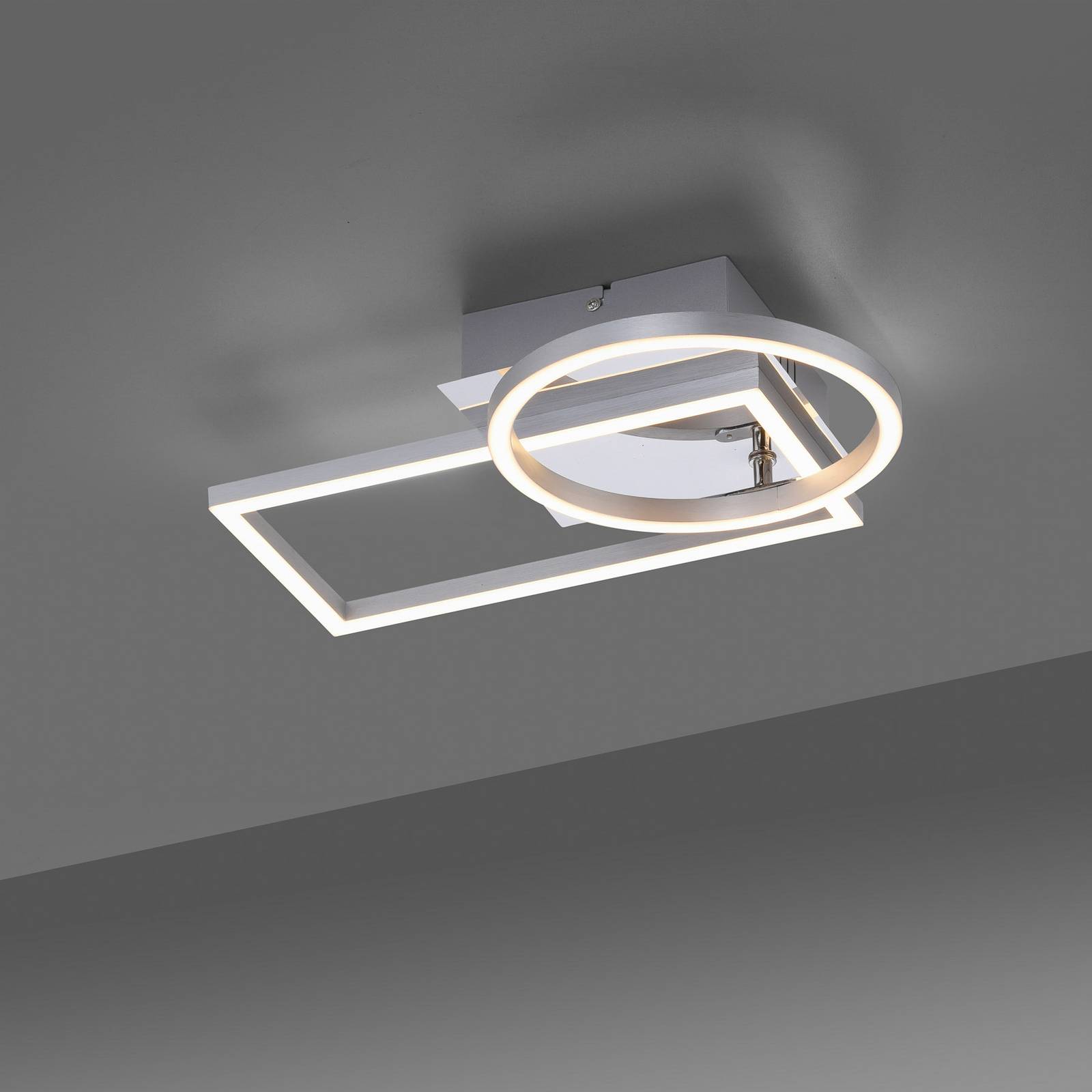 E-shop Iven LED stropné svietidlo, oceľ, 37x26cm