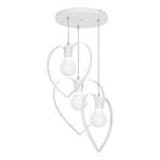 Hanglamp Amore, 3-lamps, wit