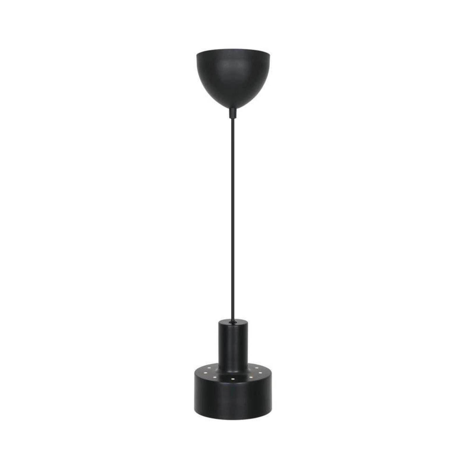 Żyrandol Matis, czarna, Ø 13 cm, metal