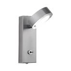 High-quality LED wall light Saturna with switch