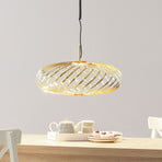 Tom Dixon Spring mała lampa wisząca Ø 56cm mosiądz