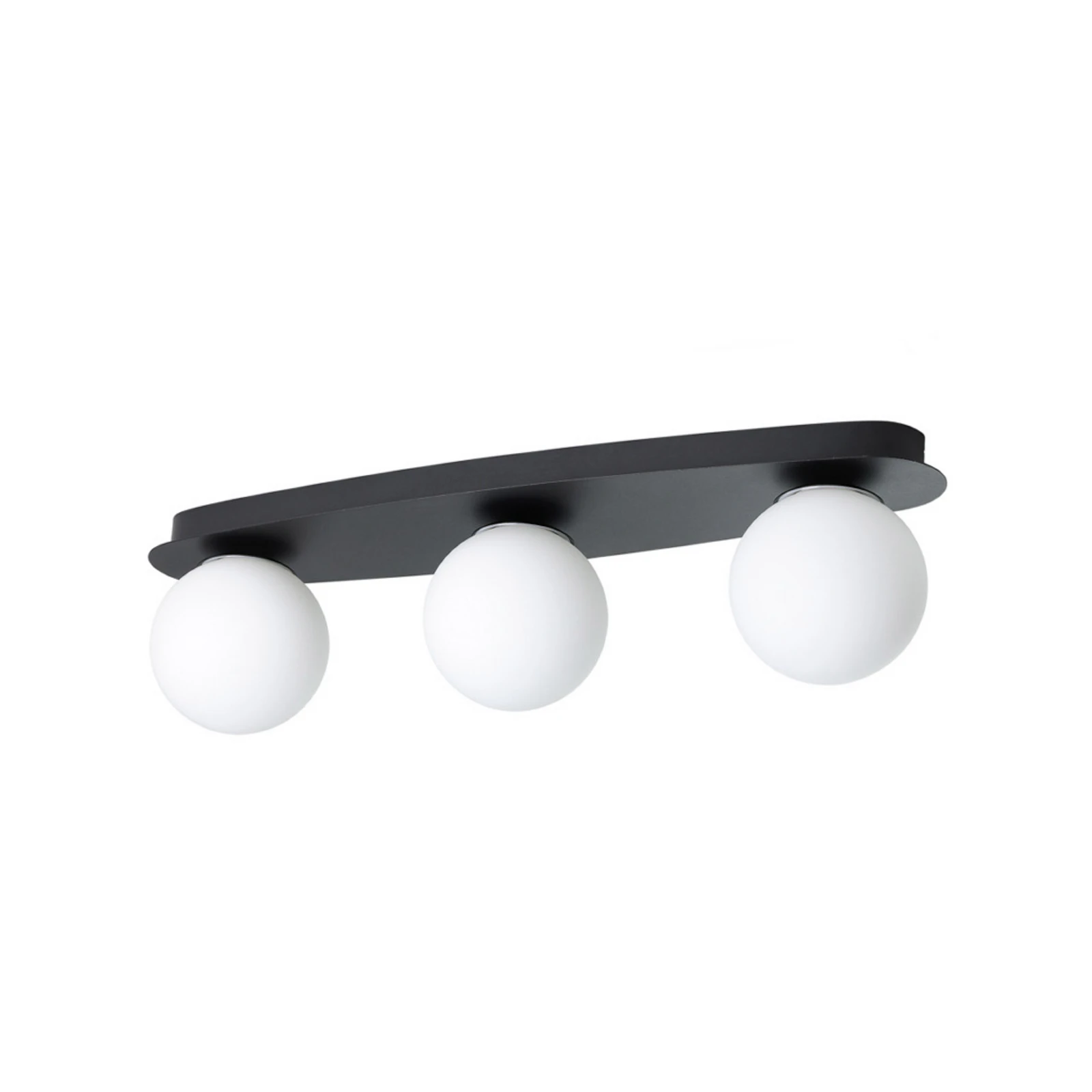 Lámpara de techo EGLO CASTROVIDO, negra, 58 cm, 3 luces, IP44, G9-LED