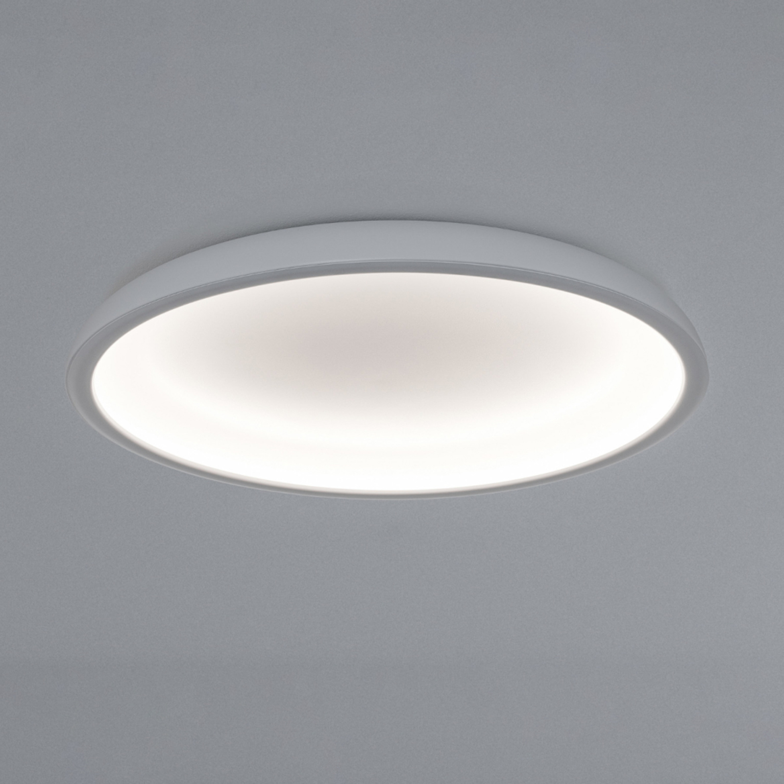 Светлина за таван Stilnovo Reflexio LED, Ø65cm, бяла
