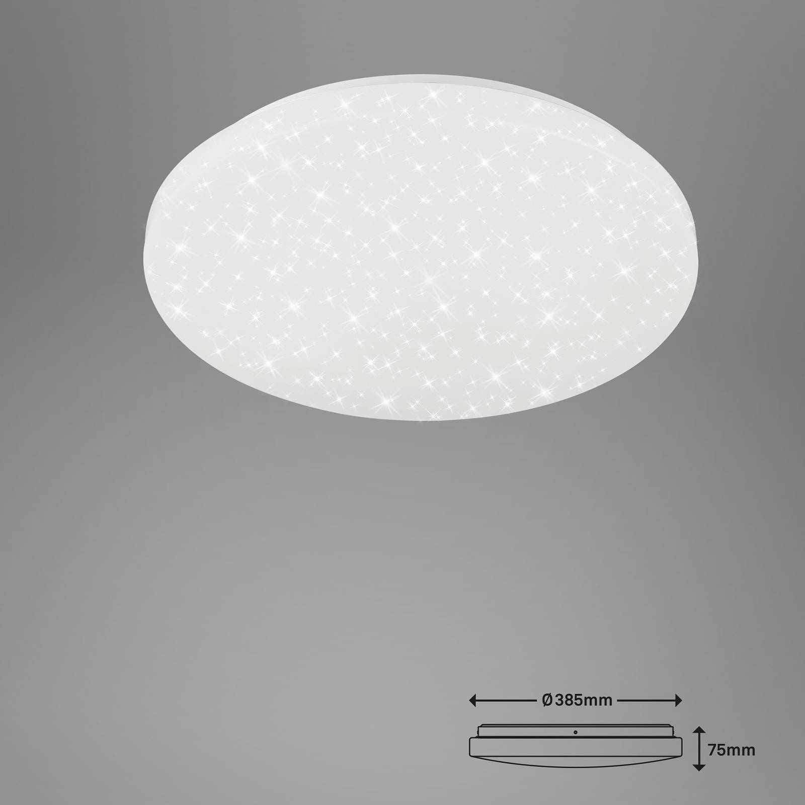 Lampa sufitowa LED Brili Splash IP44 biała 4 000 K