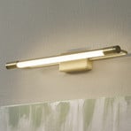 LED wandlamp Rapallo, messing, IP44, 40 cm