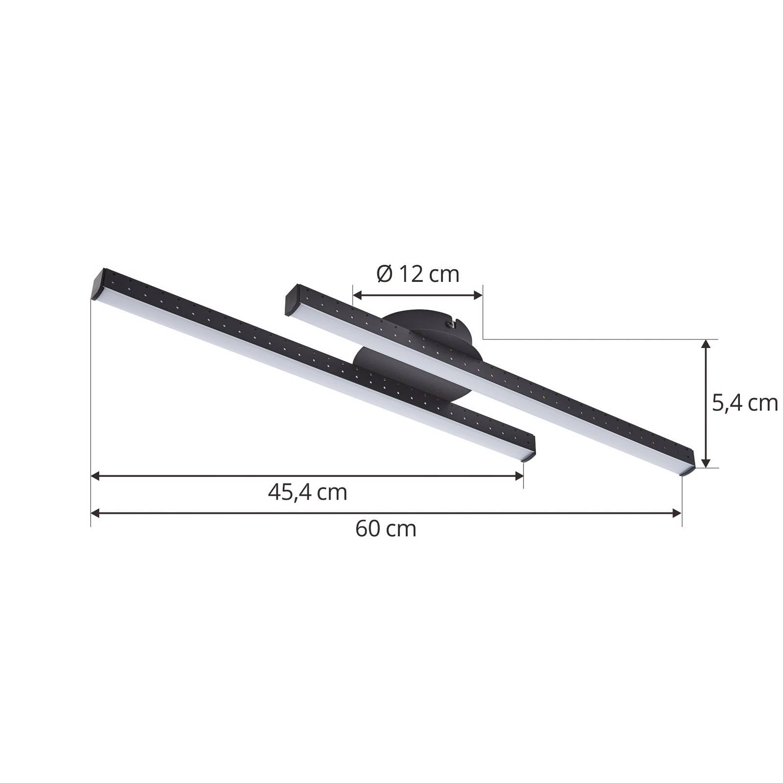 Lampa sufitowa LED Lindby Aurendor 60 cm