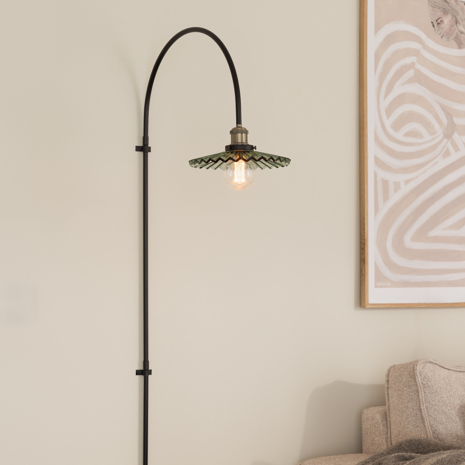 Cobbler 150 applique verde vetro - Globen Lighting Cobbler 150 applique verde vetro - Globen Lighting