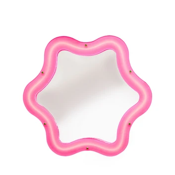 Supercurve Spiegel w/Bright Frame 85,5x77,5x4 Rosa/Mirror - Seletti