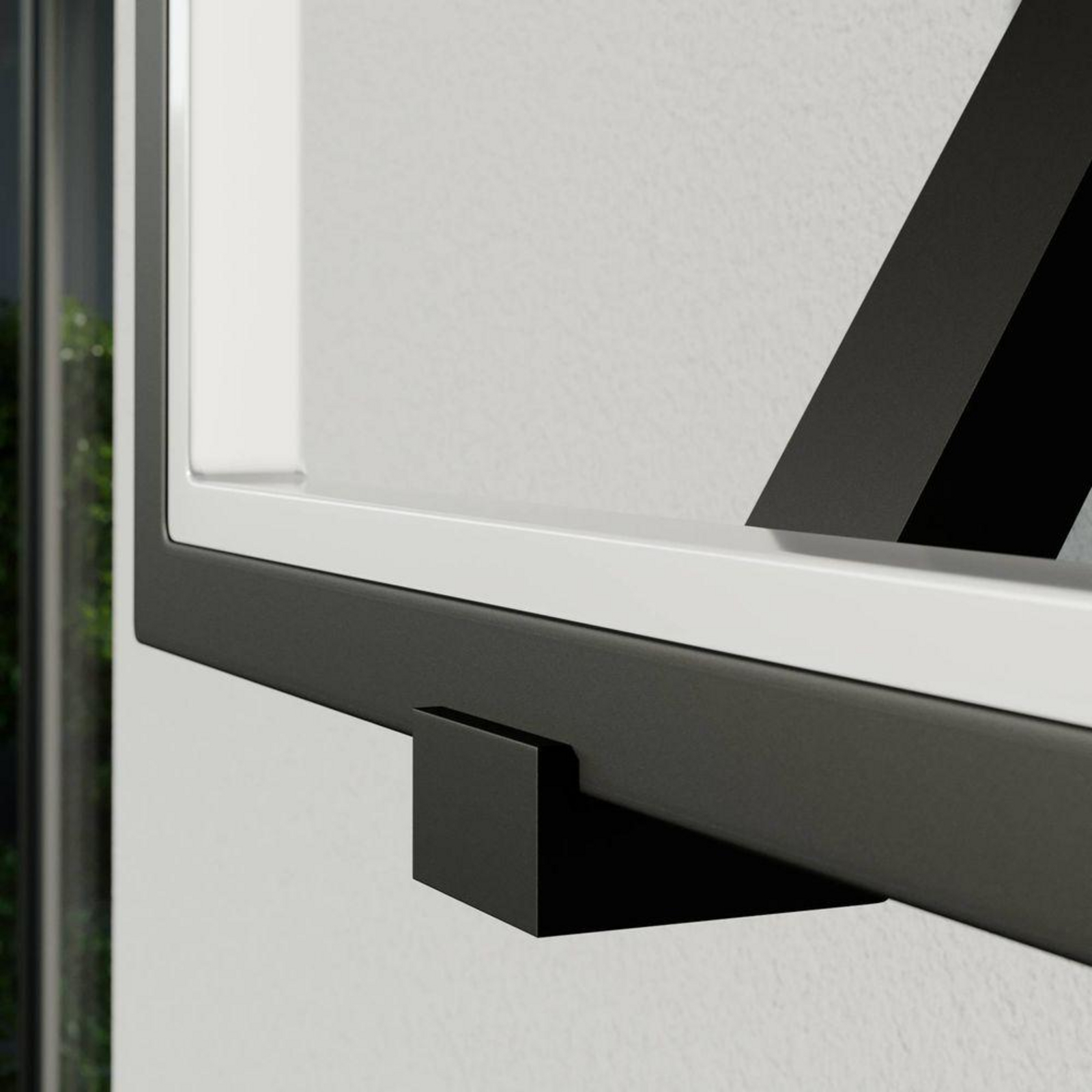 Square LED Aplica de Exterior w/Sensor Graphite - Lucande