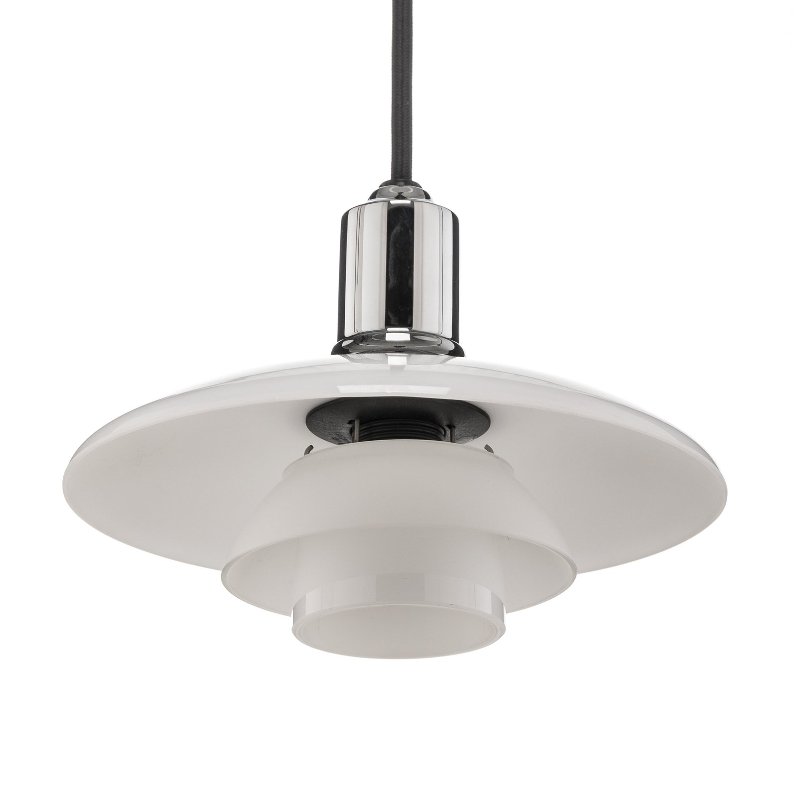 PH 2/1 Hanglamp High-Gloss Chrome-Plated - Louis Poulsen