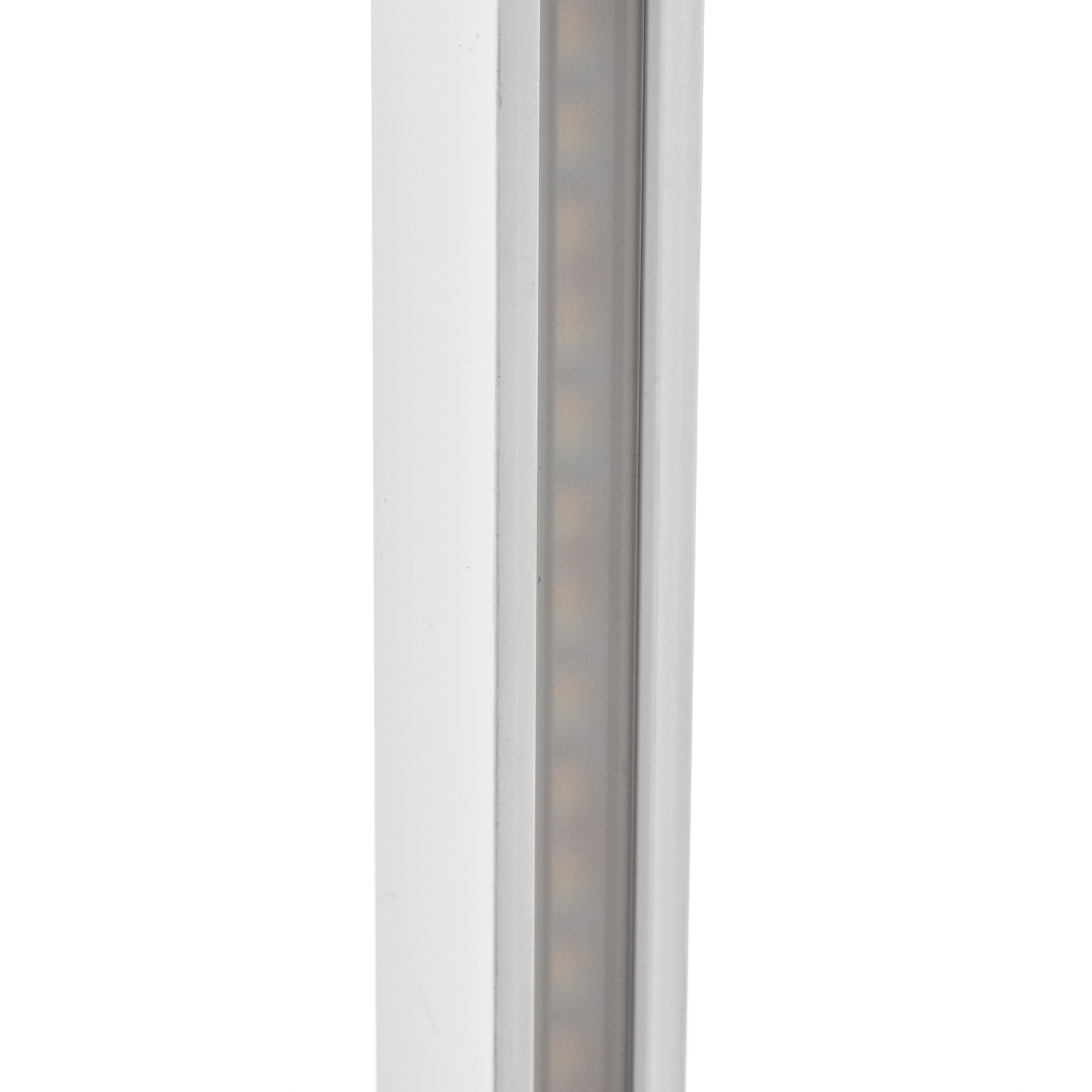 Funktionale LED-Stehlampe Orix in Weiß, 180 cm