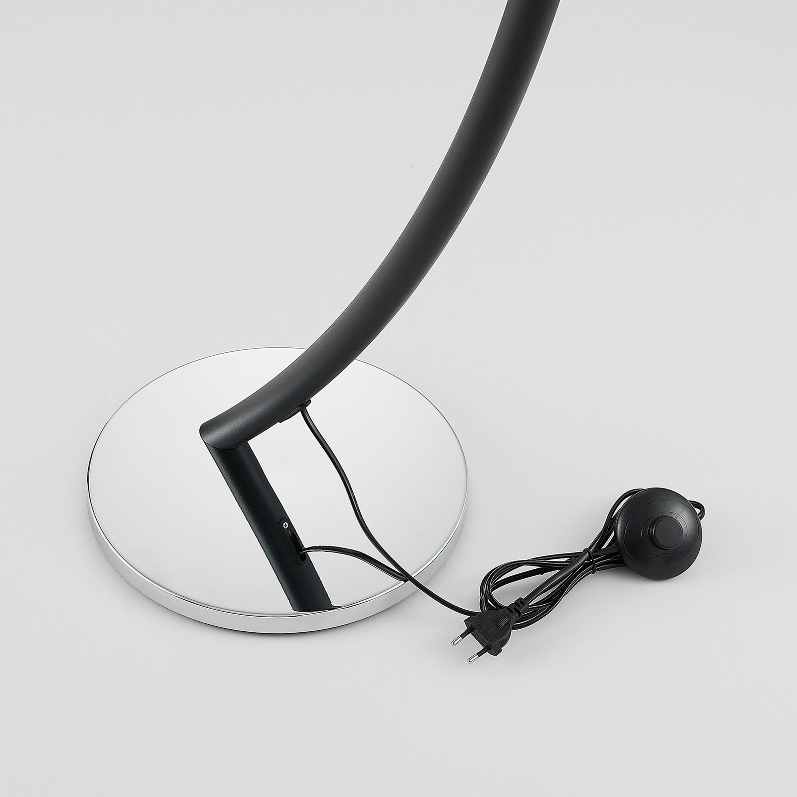Evelyna Vloerlamp Grey/Chrome/Black - Lucande