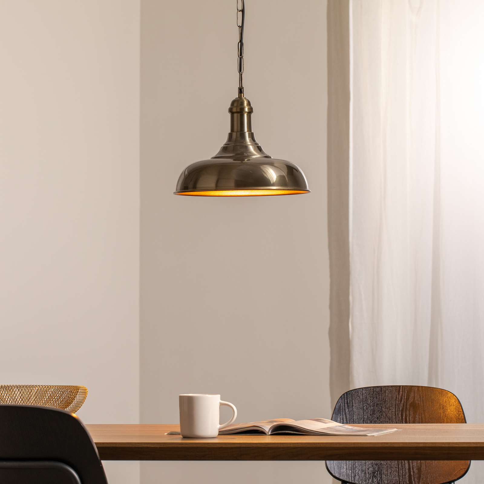 Berceste 225-S lampada a sospensione Ø32cm oro