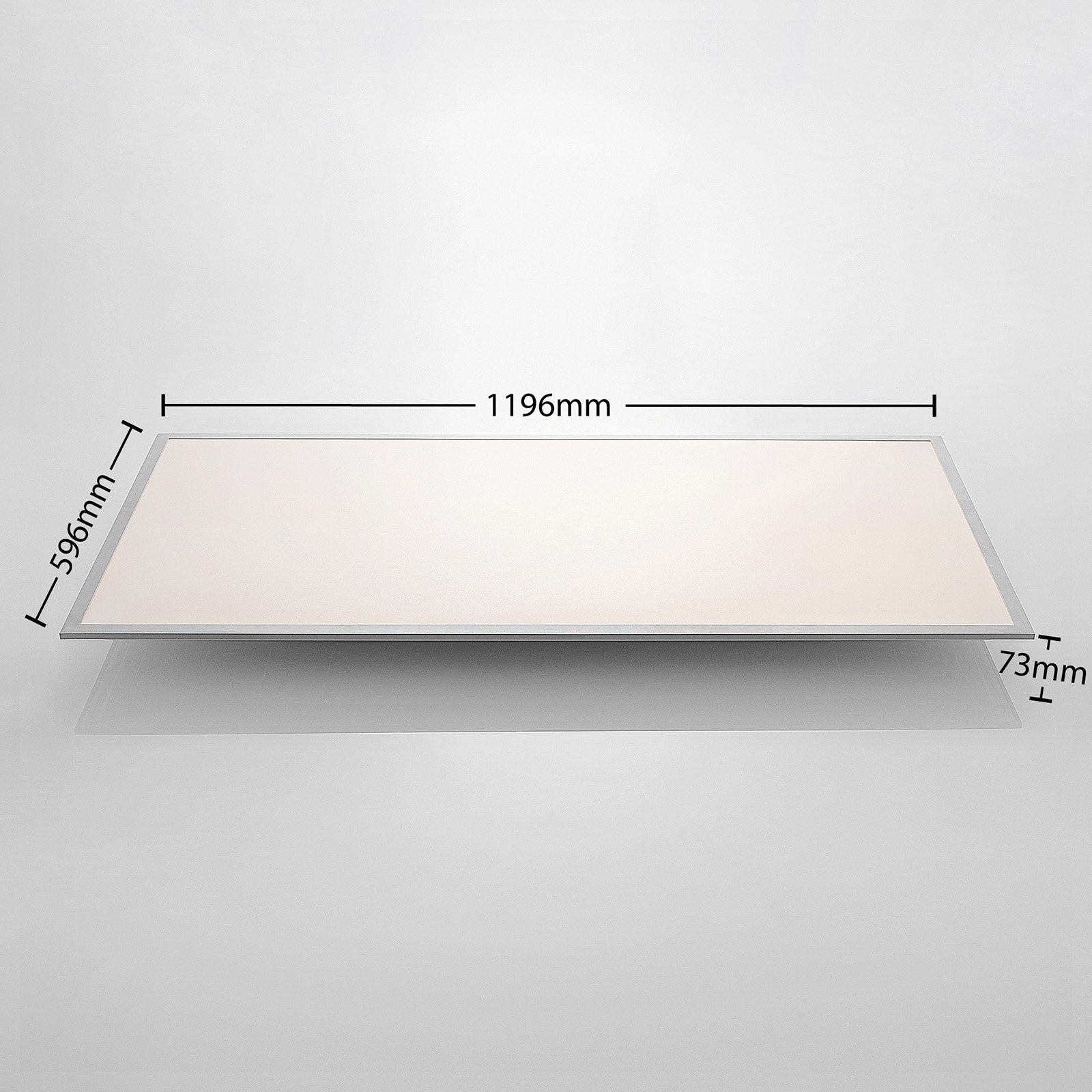 Lindby Stenley LED-Panel, CCT, 119 cm x 59 cm