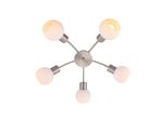 Elaina 5 Taklampe Nickel/Opal - Lindby