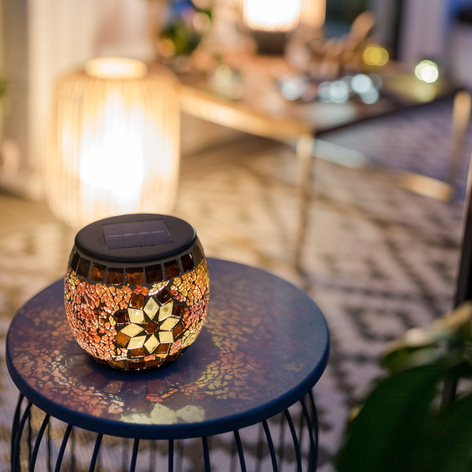 Mozaïeklamp briljant warmwit