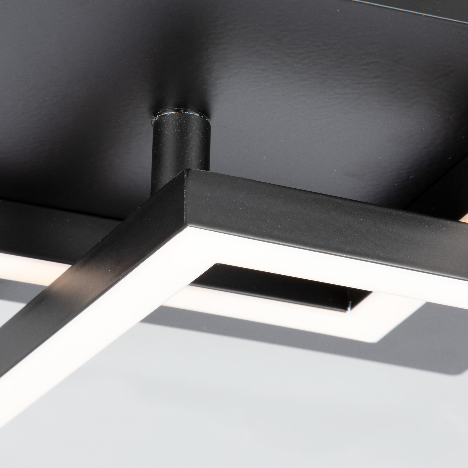Lampa sufitowa LED Frame 2-pkt. switch dim czarna