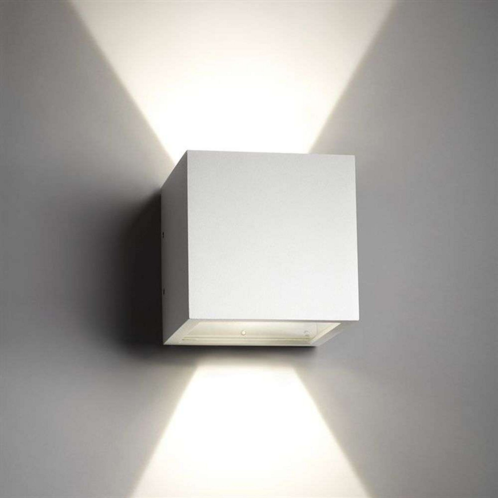 Cube LED Aplica de Exterior 3000K Up/Down White - LIGHT-POINT