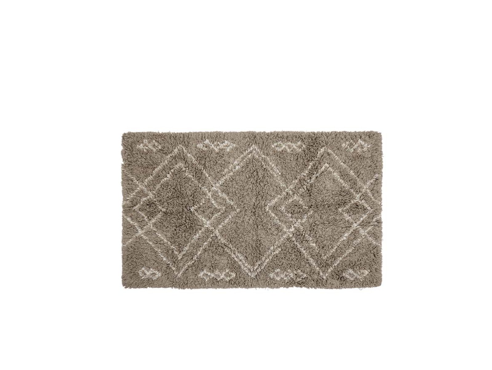 Edea Rug Brown/Cotton - Bloomingville