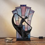 Lampada da tavolo Flamina in stile Tiffany