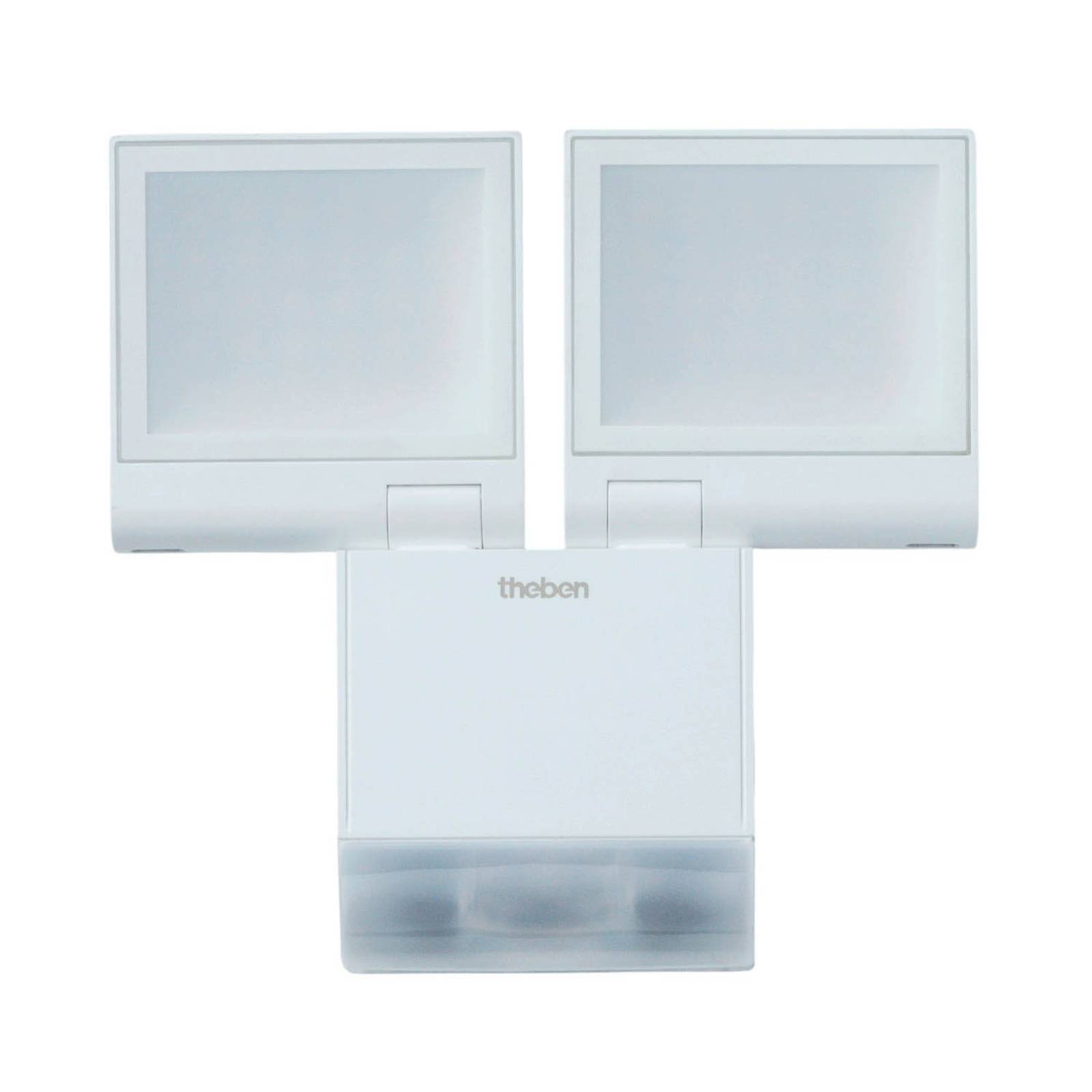 Theben LED-Außenwandleuchte theLeda S17-100, weiß, Sensor