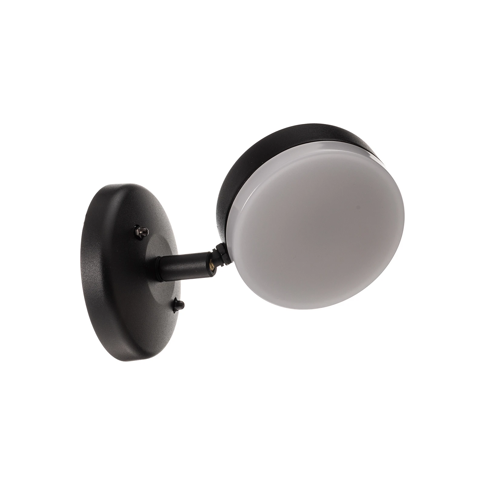 Lindby Amya outdoor wall light, aluminium, round