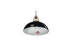 Large 1933 Design Lustră Pendul Northern Line Black - Coolicon