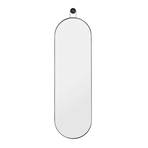 ferm LIVING Wandspiegel Poise, oval, Höhe 99 cm, Glas, Eisen