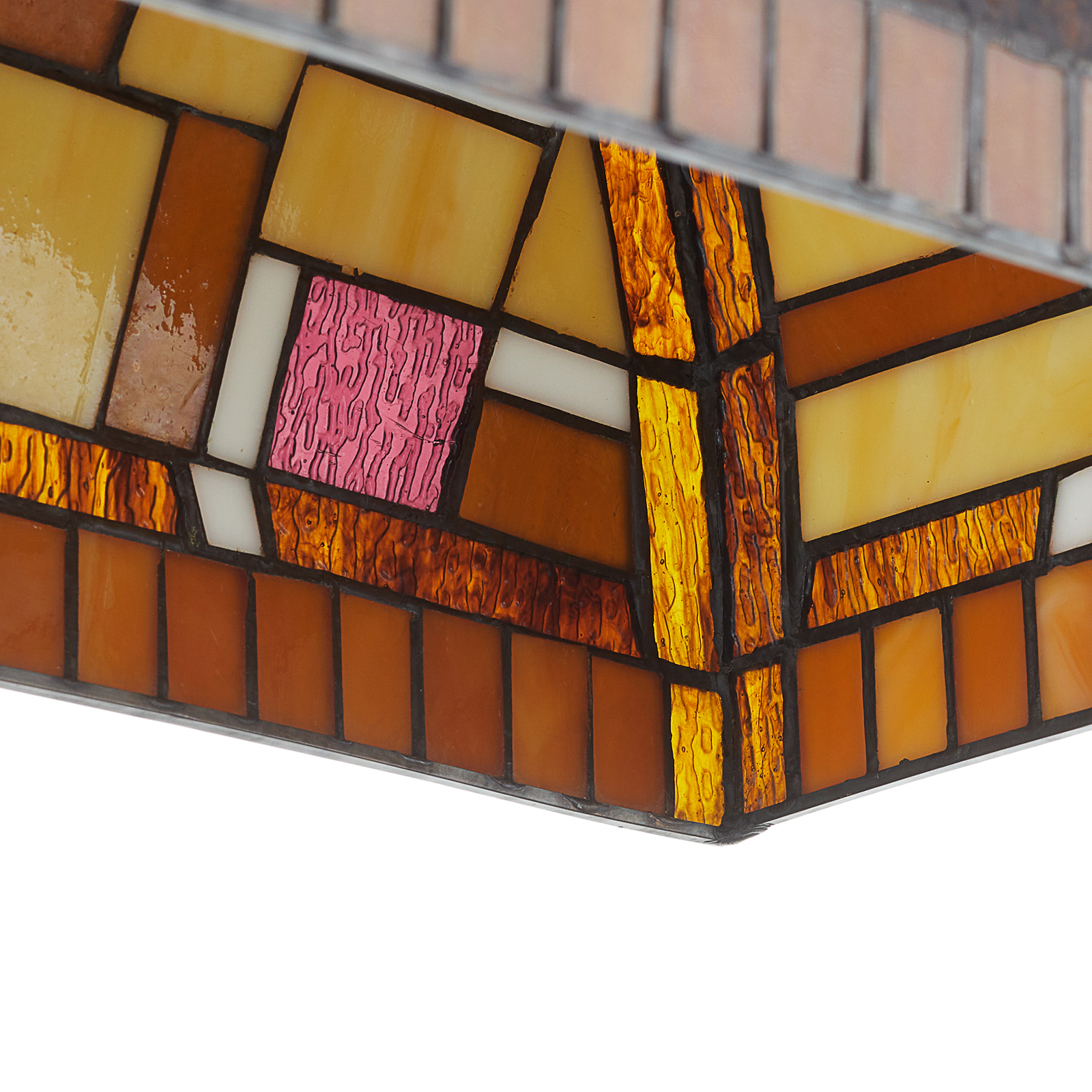 Mosaico lampada a sospensione stile tiffany